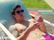 Preview 1 of Gorgeous Poolboy Flip Fucks Hot Stud - Dakota Payne, Devin Franco - NextDoorFilms