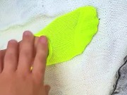 Preview 3 of Beuty feety girl 👧🏻 give me unforgettable public foot fetish experience 😊