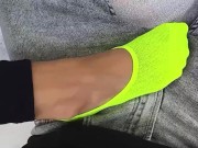 Preview 5 of Beuty feety girl 👧🏻 give me unforgettable public foot fetish experience 😊