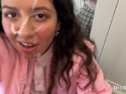 Preview 3 of The best compilation of Cumshots on Face and Mouth. Swallowing Cum. With Katty West