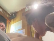 Preview 6 of slutty milf presents herself and her wet holes to Daddy, she works hard to get all of his cum