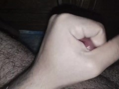 Boy with Pumped Up and Oiled Body Jerk Off and Cum on the Floor