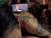 Preview 1 of Sexy Lightskin Babe Cheats On BF With White Boy