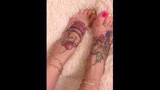 LoraFlower My 5 size High Arched Feet with Rings Purring Teasing