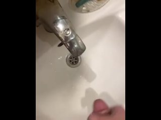Cumshot in the Bathroom
