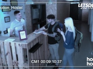 Hot Babes Arteya & Eveline Dellai Found The Perfect Cocks For Their Holes - HORNY HOSTEL screenshot number 0