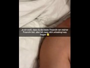 Preview 2 of Boyfriend cheats on his girlfriend on snapchat with her best friend and creampied her in the ass