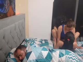 I Fuck with_My Horny Lover and MyHusband Catches Us