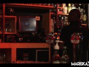 Preview 3 of MARISKAX Jessie and Lana double fucked at the bar