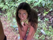 Preview 3 of Tourist lost in the jungle and stumbled upon a savage who fucked her