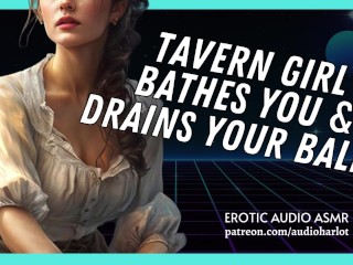 Tavern Girl Banha Você e Drena Suas Bolas
