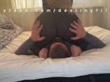 Enormous ass covers slaves face, leaving him with no air. Full vid on OF.