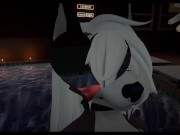 Preview 1 of VRChat - Loona - Got a dirty mind...let this hell hound clean you up.