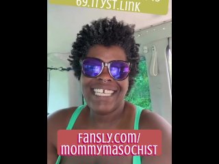 bbw, vertical video, ebony, big tits