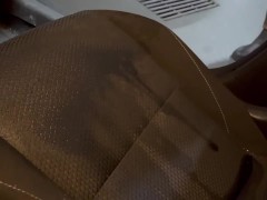 Huge squirt on the car seat - Screenshot 16 of 16 - Huge Squirt