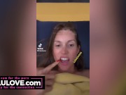 Preview 4 of Babe shows fresh creampie & pussy asshole puckering closeups & real life daily vlogs - Lelu Love