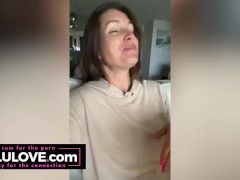 Babe shows fresh creampie & pussy asshole puckering closeups & real life daily vlogs - Lelu Love