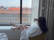 Preview 1 of Gave a BLOWJOB to husband's best FRIEND in hotel room. Is it a CHEATING?????