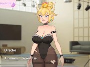 Preview 2 of Bowsette needs your dick Mario bros porn [Full Gallery hentai game] KISS MY CAMERA Fandub