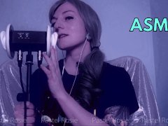 SFW ASMR Dark Mode Rainy Day - PASTEL ROSIE Mouth Sounds and Breathing - Tattooed Fansly Amateur