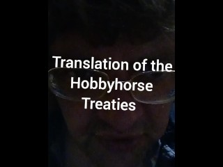 Vertaling Van De Hobbyhorse Verdragen