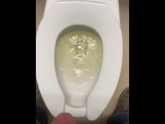 Pissing in truckstop