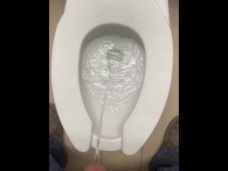 Pissing in truckstop