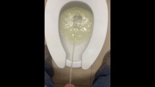 Pissing in truckstop