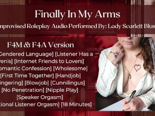 F4M Audio Roleplay - A RomanticConfession From Your Internet Friend - Friends to_Lovers Improv