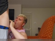 Preview 6 of Sucking off Bi guy