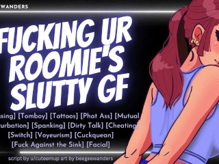 Your Roomie's Bi Girlfriend is a Total Slut for you ||フェラスイッチ||オーディオロールプレイ