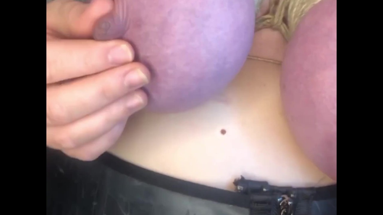 Playing with my Tight Purple BOUND TITS - Pornhub.com