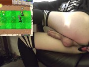 Preview 4 of Femboy Gaming: Plants vs Zombies #1 + thrusting buttplug