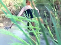 Sexy girl fishing #8