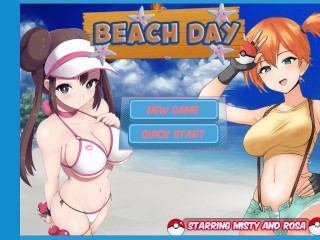 BEACH DAY WITH MISTY AND ROSA