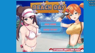 DAY AT THE BEACH WITH MISTY AND ROSA