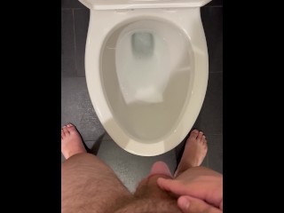 College Cub Openbaar Toilet Pis POV