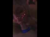 Cheating Blonde GF Exposed Sucking Cock on Snapchat
