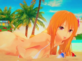 one piece nami, point of view, pov, butt