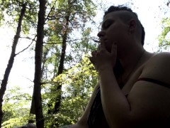 Delia Morningstar smoking and doing random sh*it 01