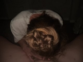 My Neighbor Come at My Bedroom and Suck My Cock at Night. Blowjob with_Cum in_Mouth