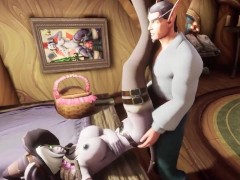 The witch is feeling down | Warcraft Porn Parody Short Clip