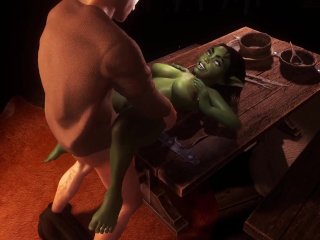 Sex with Hot Busty Goblin Girl 3D Porn ShortClip