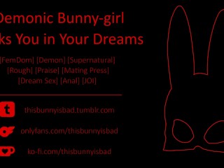 [F4M Erotisch Verhaal] Demon Bunnygirl Futa Neukt Je in Je Dromen
