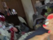 Preview 1 of She trynna be my foot slut