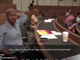 Fetish Porn Game gameplay. BDSM & Strapon