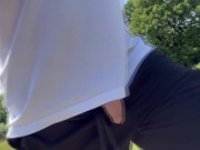 Preview 3 of JERKING OFF WHILE WALKING IN THE COUNRTYSIDE