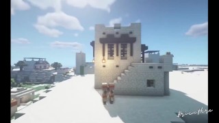 Minecraftで簡単な砂漠の家を作る方法