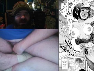 hentai, big breast, big tits, reading