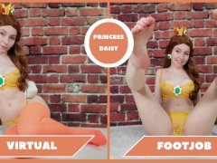 Princess Daisy Virtual Footjob